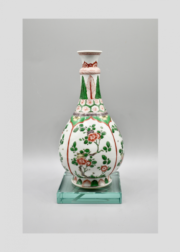 Famille Verte Bottle Vase