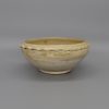 White Glazed 'Pie Crust' Rim Bowl