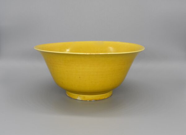 Pair of Imperial Yellow Glazed Bowls - Image 3