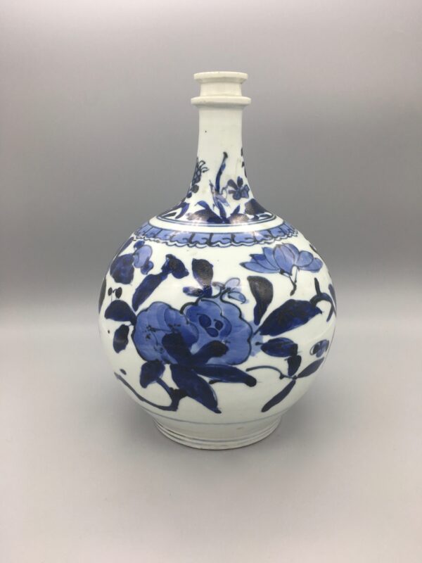 Arita Peony and Pomegrante Bottle