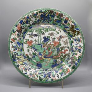 Famille Verte Phoenix, Birds and Mythical Beasts Charger