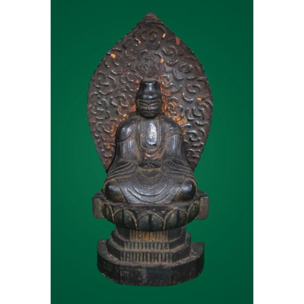 Wooden Seated Amida-Bosatsu