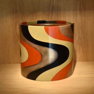 Polychrome Lacquered Hibachi