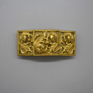 Gilt-Bronze Mythical Beast Belt Buckle