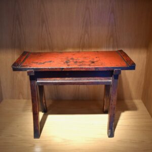 Negoro Lacquered Altar Table with drawer