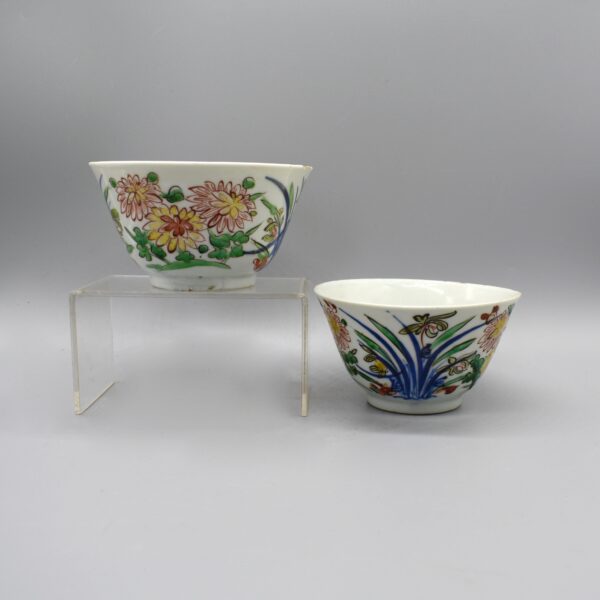 Floral Chongzhen Bowls