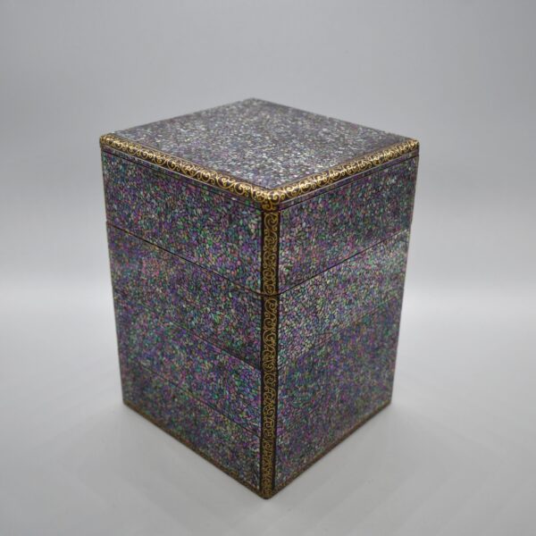 Mother of Pearl Inlaid Lacquer Box