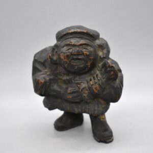 Japanese Wooden Carving of Daikoku