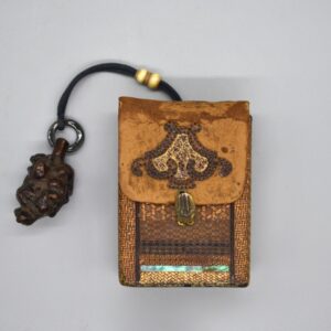 Ainu Tobacco Pouch with Burr Ojime