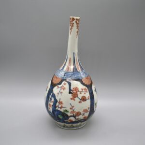 Slender Neck Imari Bottle Vase