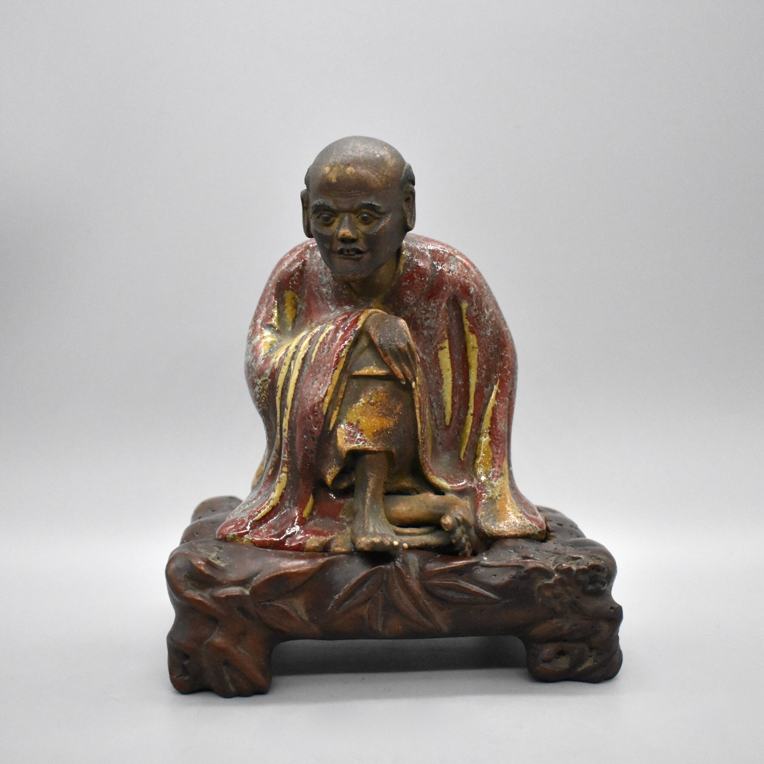 Chinese Shiwan Wear Seated Figure - J.A.N. FINE ART