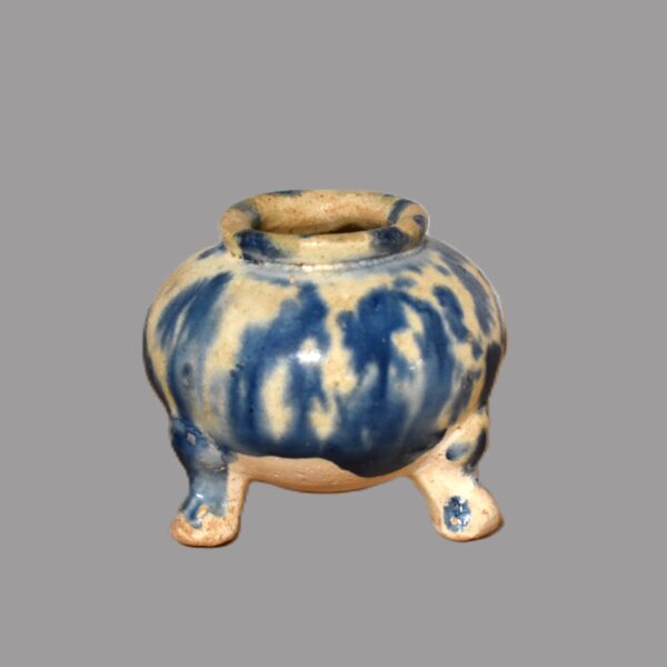 Blue-Splashed Tripod Censer