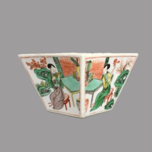 Famille Verte Square Cup