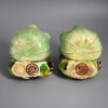 Pair of Famille Verte Duck and Lotus Waterdroppers - Image 4