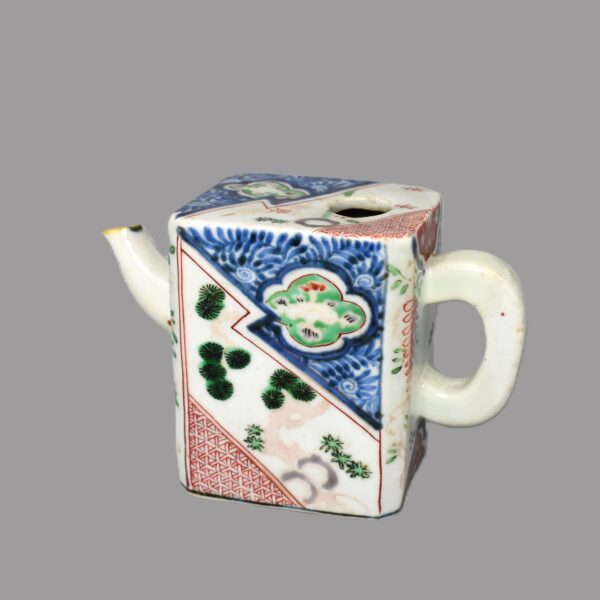 Arita Polychrome Square Section Teapot