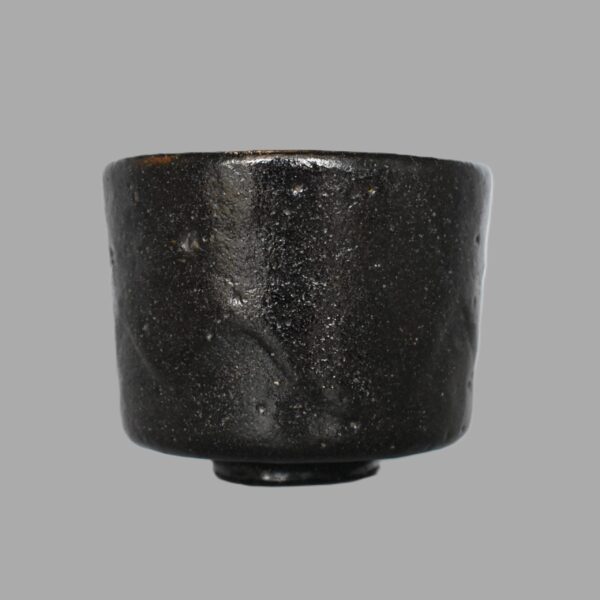 Black Raku Teabowl