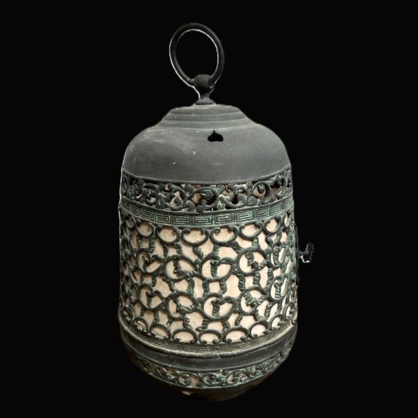 Bronze Hanging Toro Lantern