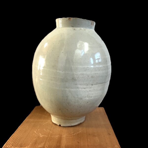 Korean White Glazed Lantern Vase