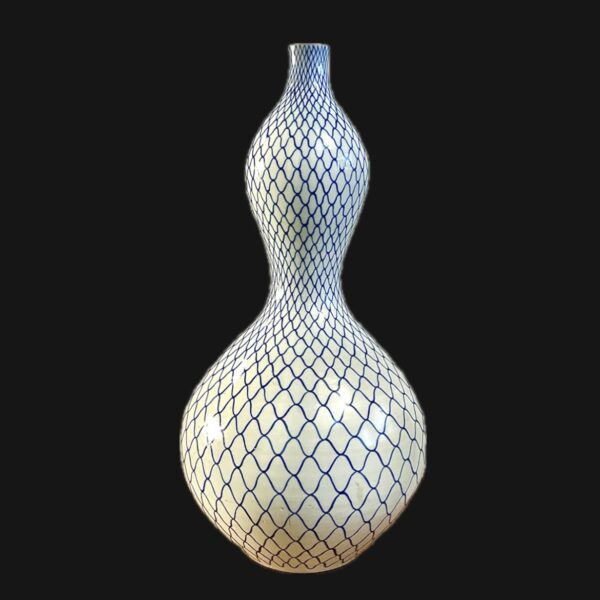 Large Fish Net Design Double-Gourd Bottle