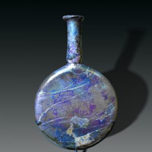 Roman Glass Pilgrim Flask